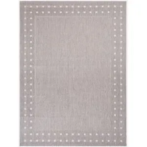 bonprix In- und Outdoor Teppich mit umlaufender Bordüregrau 3 (140/200 cm)false