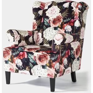 bonprix Ohrensessel mit Blumendruckrosa false