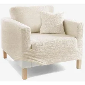 bonprix GAICO Husse mit Crincle Designbeige 3 (3-Sitzer-Sofa 170-220 cm)false
