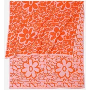 bonprix Baumwoll-Handtuch mit Jacquard-Blumen Designpink 2 (2er Pack Handtuch 50/100 cm)false