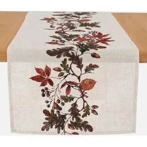 bonprix Tischläufer mit Leinenanteilrot 2 (LxB 160/40 cm)false