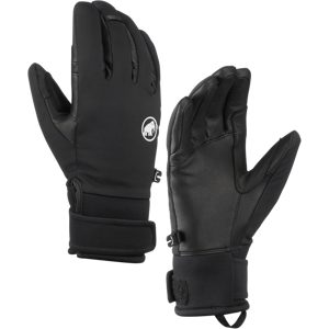 Mammut Warme, atmungsaktive Windstopper-Skitourenhandschuhe Astro Guide SO Glove Schwarz 9