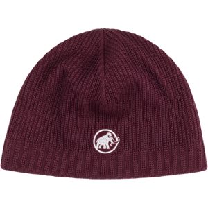 Mammut Feinmaschige Strickmütze mit Fleecefutter Sublime Beanie Rot one size
