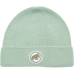 Mammut Warme, alltagstaugliche Mütze Logo Beanie Grün 6-7Y