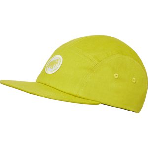 Mammut Alltagstaugliche Cap aus 100 % ökologischer Baumwolle Five Panels Cap Gelb one size