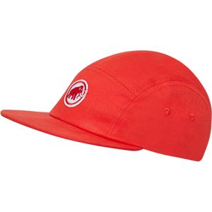 Mammut Alltagstaugliche Cap aus 100 % ökologischer Baumwolle Five Panels Cap Rot one size