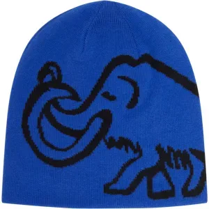 Mammut Wendebeanie Logo Beanie Reversible Blau one size