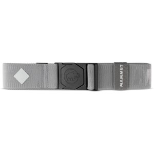 Mammut Gürtel aus robustem und elastischem Webband Alpine Belt Grau one size