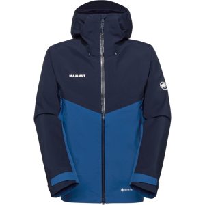 Mammut Nachhaltige 3-Lagen-Hardshelljacke Crater IV HS Hooded Jacket Men Blau L