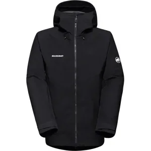 Mammut Nachhaltige 3-Lagen-Hardshelljacke Crater IV HS Hooded Jacket Men Schwarz L