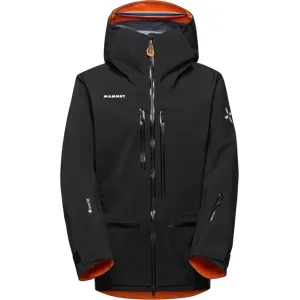 Mammut Abriebfeste Freeride-Hardshelljacke Eiger Free Pro HS Hooded Jacket Men Schwarz XL