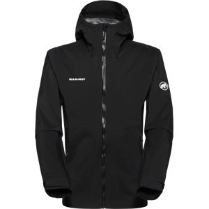 Mammut Die zuverlässige Hardshelljacke mit All-Mountain-Performance Outdoor HS Hooded Jacket Men Schwarz M