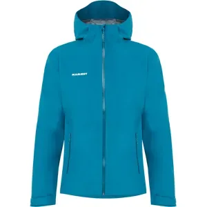 Mammut Leichte, elastische Hardshelljacke zum Wandern Linard Guide HS Hooded Jacket Men Grün S
