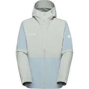 Mammut Leichte, elastische Hardshelljacke zum Wandern Linard Guide HS Hooded Jacket Men Blau S