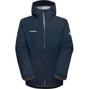 Mammut Leichte, elastische Hardshelljacke zum Wandern Linard Guide HS Hooded Jacket Men Blau S