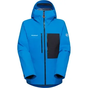 Mammut All-Mountain-Hardshellskijacke Stoney HS Hooded Jacket Men Blau XXL