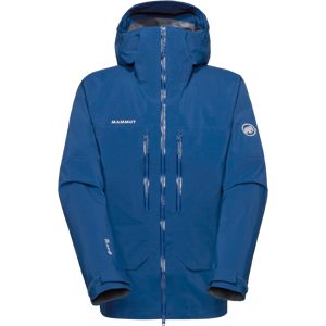Mammut Strapazierfähige GORE-TEX Pro All-Mountain-Jacke Crater Pro HS Hooded Jacket Men Blau XL