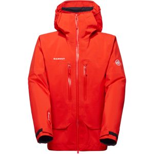 Mammut Strapazierfähige GORE-TEX Pro All-Mountain-Jacke Crater Pro HS Hooded Jacket Men Rot XXL