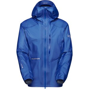 Mammut Ultraleichte Hardshelljacke für die Berge Eiger Nordwand Light HS Hooded Jacket Men Blau XL