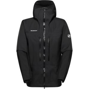 Mammut Ultraleichte, kompakte Hardshelljacke für die Berge Taiss Light HS Hooded Jacket Men Schwarz L