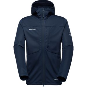 Mammut Vielseitig einsetzbare Softshelljacke für jede Saison Ultimate VIII SO Hooded Jacket Men Blau 3XL