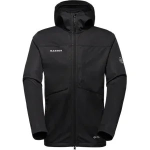 Mammut Vielseitig einsetzbare Softshelljacke für jede Saison Ultimate VIII SO Hooded Jacket Men Schwarz S