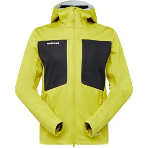 Mammut Vielseitig einsetzbare Softshelljacke für jede Saison Ultimate VIII SO Hooded Jacket Men Gelb XL