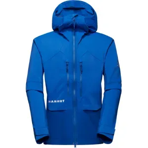 Mammut Wetterfeste Softshell-Bergjacke Eiger Nordwand Pro SO Hooded Jacket Men Blau XXL