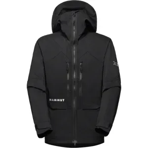 Mammut Wetterfeste Softshell-Bergjacke Eiger Nordwand Pro SO Hooded Jacket Men Schwarz L