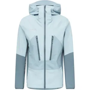 Mammut Leichte Skitourenjacke mit Bodymapping-Design Aenergy Pro SO Hybrid Hooded Jacket Men Blau XL