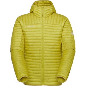 Mammut Vielseitige Daunenjacke für die Berge Broad Peak Light IN Hooded Jacket Men Gelb XXL