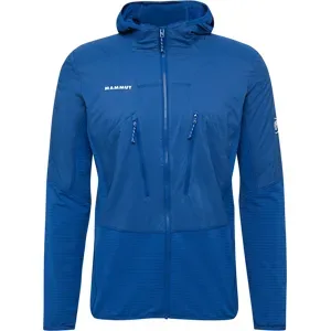 Mammut Leichter, wärmeregulierender Midlayer für Skitouren Aenergy ML Hybrid Hooded Jacket Men Blau XL