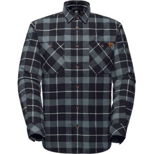 Mammut Weiches, leichtes Flanellhemd zum Wohlfühlen Alvra Longsleeve Shirt Men Schwarz XL