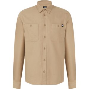 Mammut Weiches, klassisches Flanellhemd Alvra Plain Longsleeve Shirt Men Brown M