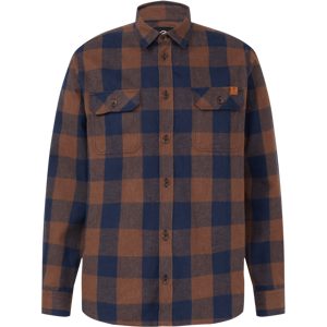 Mammut Robustes Flanellhemd aus Hanf Tamaro Longsleeve Shirt Men Brown XL