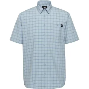 Mammut Klassisches Wanderhemd mit kurzen Ärmeln Lenni Shirt Men Blau M