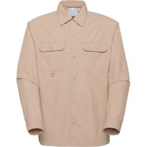 Mammut Multifunktionales strapazierfähiges Langarmhemd Highland Longsleeve Shirt Men Beige S