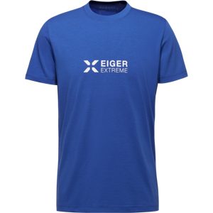Mammut Feuchtigkeitsableitendes Alltags-T-Shirt Eiger Logo T-Shirt Men Blau XXL