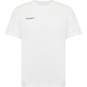 Mammut Gerade geschnittenes T-Shirt aus Baumwolle Base T-Shirt Men Mini Logo Weiß L