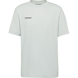 Mammut Gerade geschnittenes T-Shirt aus Baumwolle Base T-Shirt Men Mini Logo Grün XXL