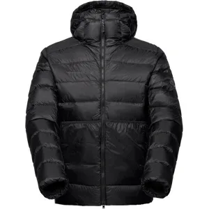 Mammut Vielseitige isolierte Daunenjacke für die Berge Broad Peak Pro IN Hooded Jacket Men Schwarz S