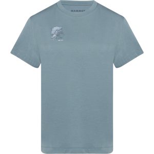 Mammut Mittelschweres T?Shirt aus 100 % ökologischer Baumwolle Base T-Shirt Women Misty Mountain Grau S