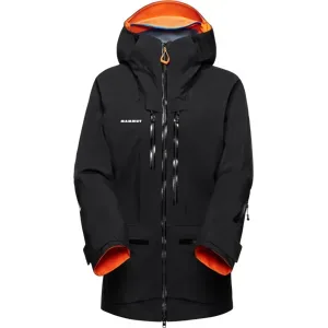 Mammut Abriebfeste Freeride-Hardshelljacke Eiger Free Pro HS Hooded Jacket Women Schwarz L