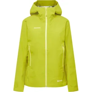 Mammut Funktionelle 3-lagige GORE-TEX Wanderjacke Crater Light HS Hooded Jacket Women Gelb XS