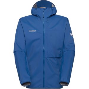 Mammut Kompakte minimalistische Hardshell-Wanderjacke Ducan Light HS Hooded Jacket Men Blau XXL
