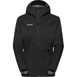 Mammut Kompakte minimalistische Hardshell-Wanderjacke Ducan Light HS Hooded Jacket Women Schwarz S
