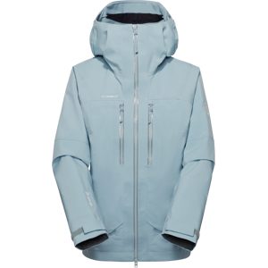 Mammut Strapazierfähige GORE-TEX Pro All-Mountain-Jacke Crater Pro HS Hooded Jacket Women Blau L