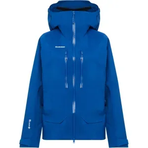 Mammut Strapazierfähige GORE-TEX Pro All-Mountain-Jacke Crater Pro HS Hooded Jacket Women Blau XS