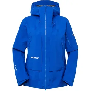 Mammut Strapazierfähige GORE-TEX Pro Bergjacke Eiger Nordwand Pro HS Hooded Jacket Women Blau XL