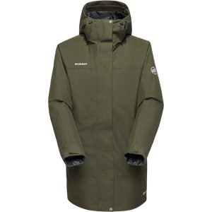 Mammut Wasserdichter Daunen-Isolationsparka für den Alltag Treeline HS Thermo Hooded Parka Women Grün XL